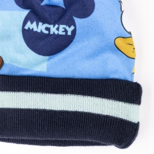 Set pentru copii, cu căciulă și mănuși, personaj Mickey Mouse, Cerda, one size