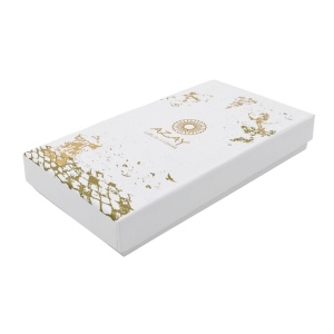 Set tacâmuri copii AZAY ursuleț albastru, linguriță și furculiță, cutie cadou elegantă cu tissue paper, 14.5 cm