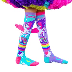 Șosete lungi colorate Madmia pentru fete Mini Pony 3-5 ani
