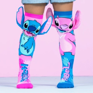 Șosete lungi colorate Madmia unisex fantasy Stitch 3-5 ani