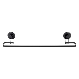 Suport pentru prosoape, Bathroom Solutions, prindere cu ventuză, negru mat, 60x8.5x10 cm - Img 4