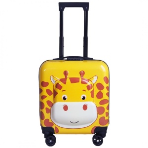 Troller pentru copii, 45x25x35 cm, aprobat pentru cabină, model girafă
