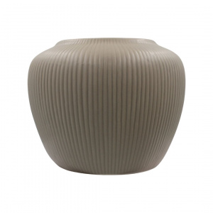 Vază decorativă ceramică bej 15x15x13cm