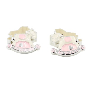 Set Cadou Bebeluși Fetiță AZAY – Prima Șuviță & Primul Dințișor, Design Roz, Cutie Cadou Inclusă