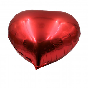 Balon roșu sub formă de inimă - Img 3