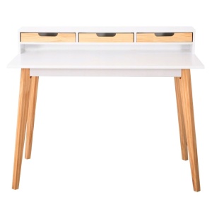 Birou modern Jumi 110x60x90/75 cm – design scandinav, funcționalitate și eleganță naturală