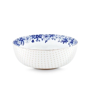 Bol din porțelan, Pip Studio, White, 20 cm, colecția Royal White