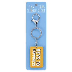 Breloc cu mesaj - Keys to Happiness - Img 1