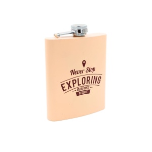 Butelcă din oțel inoxidabil, mesaj Never Stop Exploring, 270 ml