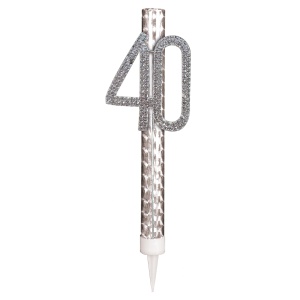 Cake Topper Artificii, 40 Ani, "Sparkle Celebration", Amscan