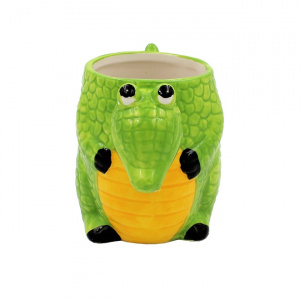Cană ceramică formă de crocodil 250ml - Img 2
