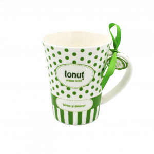 Cană din porțelan personalizată Ionuț
