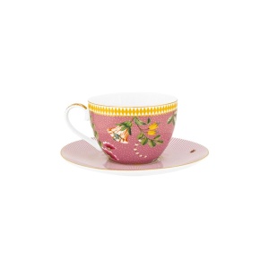 Cană espresso cu farfurioară, Pip Studio, 280ml, colecția La Majorelle