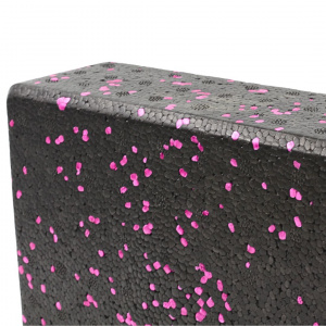 Cărămidă yoga XQ Max 23x15x7.6cm roz negru