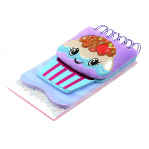 Carnețel multicolor 3D Muffin/Cupcake 120 pagini