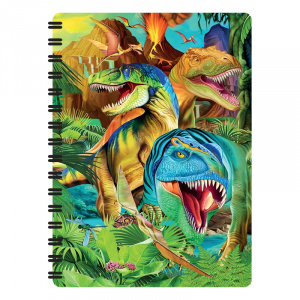 Carnețel zoo cu spirală 3D "LiveLife - Dino smiles"