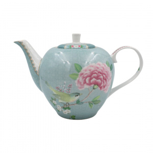 Ceainic din porțelan, Pip Studio, Bleu, 1.6l, colecția Blushing Birds - Img 1