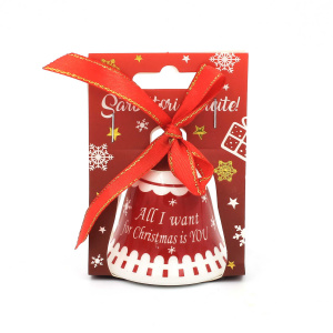Clopoțel decorativ „All I want for Christmas is YOU" - Img 1