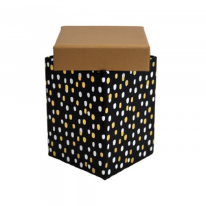 Cutie cadou patrata, Gold Touch