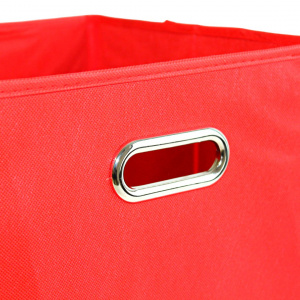 Cutie depozitare culoarea roșu 30×30 cm