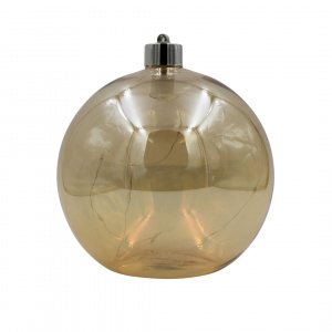 Decorațiune Edelman - Glob auriu, cu leduri