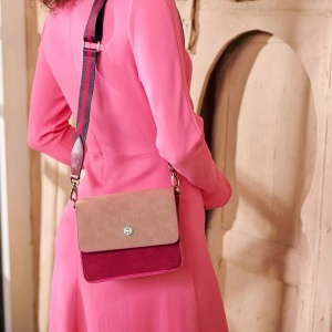 Geantă Fenna crossbody, Red, 19x6x16 cm, colecția Uni, Pip Studio