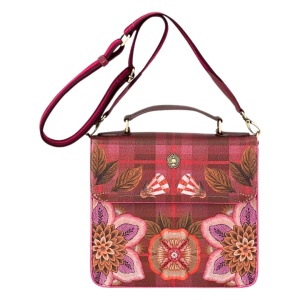 Geantă Frances crossbody, Red, 25x9x21,5 cm, colecția Flores Felices, Pip Studio