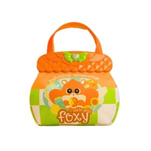 Gentuță muzicală pentru copii, Vulpița Foxy, cu lumini și sunete, 25x22x5.2 cm, Genie Pets, Whimsy Workshop