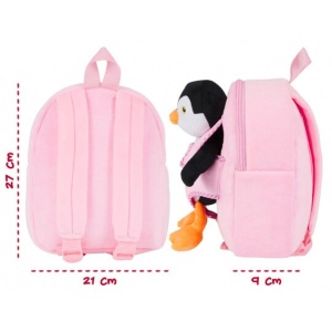 Ghiozdan grădiniță, Perletti, model Pinguinul Peggie, 27 cm, colecția Perletti Toys