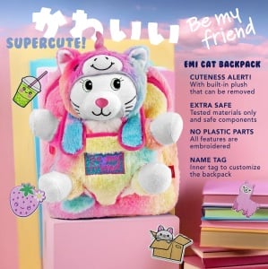 Ghiozdan grădiniță, Perletti, model Unicornul Emi, 27 cm, colecția Perletti Toys