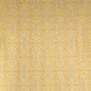 Hârtie metalizată pentru ambalat cadouri, decor regal auriu, 150x70 cm