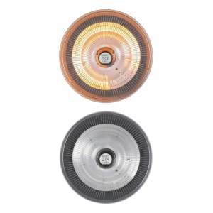 Încălzitor terasă suspendat 1500W, halogen, pentru exterior/interior – lampă încălzire tavan, IP24, montaj pe lanț