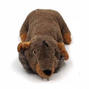 Jucărie pentru câini, cu sunet, model castor, 44 cm