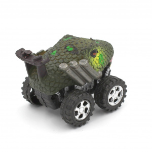 Mașinuță cu sistem friction șarpe multicolor - Img 2