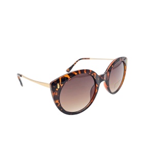 Ochelari de soare, damă, Tiara, leopard, cat-eye tortoise, lentile fumurii, protecție UV 400