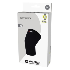 Orteză pentru Genunchi, Tricotat, Pure 2 Improve (Mărimea M) – Negru