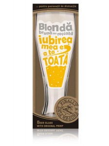 Pahar bere Blondă, brună sau roșcată