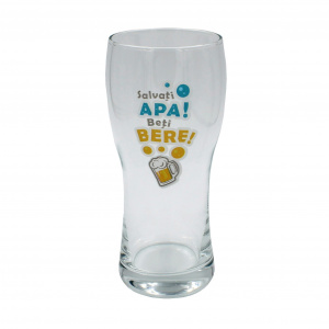 Pahar bere Salvați APA! Beți BERE! small