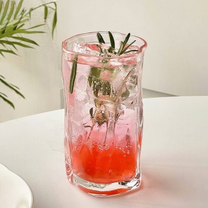 Pahar din sticlă borosilicată, pentru cafea latte și long drinkuri, 275 ml, eCarla, SZK199