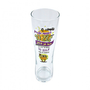 Pahar pentru bere O CĂMILĂ POATE 600ml