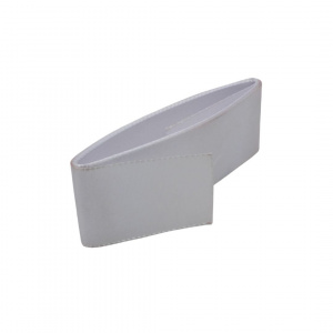 Panglică textilă ALB 38mm x 2m
