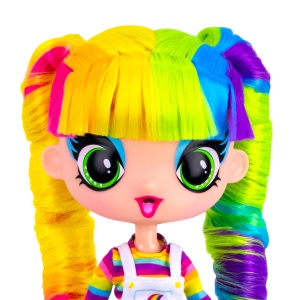 Păpușă Mini Decora Dream 28 cm cu Accesorii – Păpușă de Personalizat, Peste 50 Surprize, păr lung, colecția Decora Girlz
