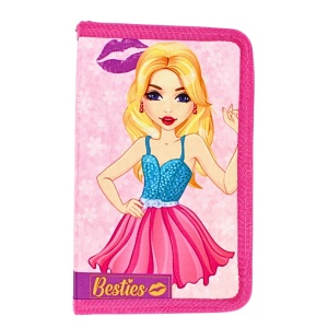 Penar Besties Fetițe – Roz, elegant și complet echipat cu rechizite