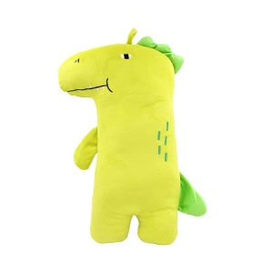 Pernă pentru centura de siguranță, model Dinozaur, Giftdesign, 46x29 cm, microfibră + bumbac PP
