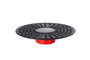 Placă de echilibru Pure 2 Improve – Ø 35 cm, înălțime reglabilă până la 7 cm, negru/roșu