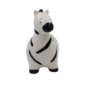 Pușculiță din ceramică model zebră țanțoșă
