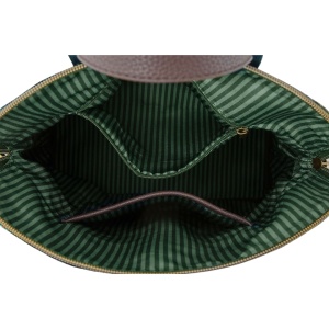 Rucsac Finlee damă, Pip Studio, Green, 28x11x36 cm, colecția Tutti i Fiori