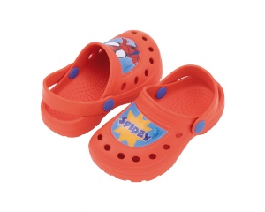 Saboți tip crocs, pentru copii, model Spiderman, Arditex