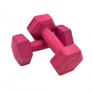 Set 2 gantere roz XQ Max 2x0.5 kg