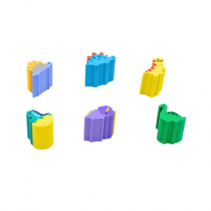 Set 6 radiere 3D colecționabile dino - Img 2